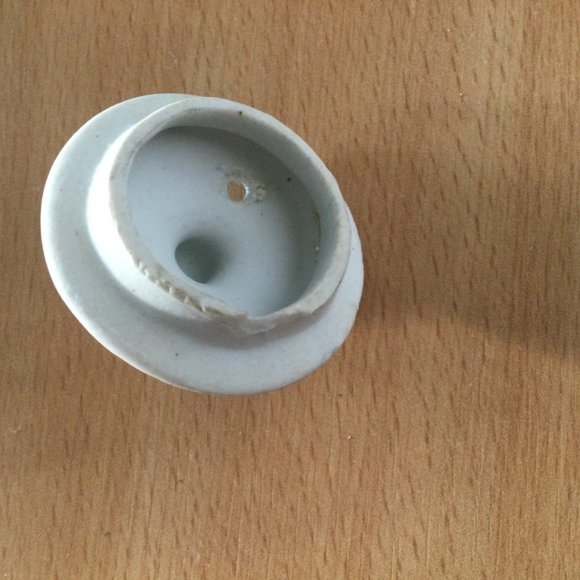 Vintage Chinese hand pa Porcelain teapot small handled marked eb - Picture 11 of 12